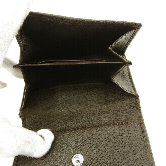 Authenticity guaranteed USED GUCCI  Wallet GG Canvas Beige Canvas x Leather - Picture 9 of 11